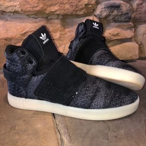 Adidas Tubular Invader Strap - Black/Crystal White
